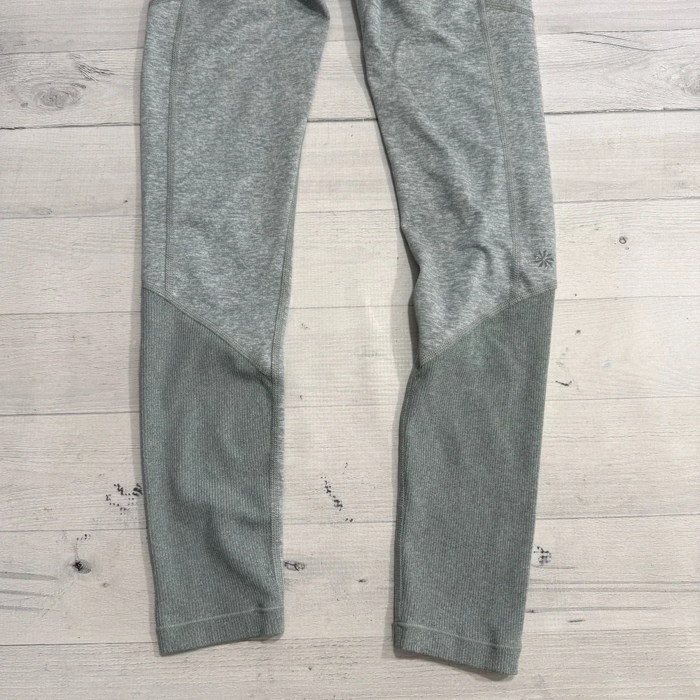Athleta Girl Snowball SoftLuxe Leggings Heathered Green Athletic girls size 8/10